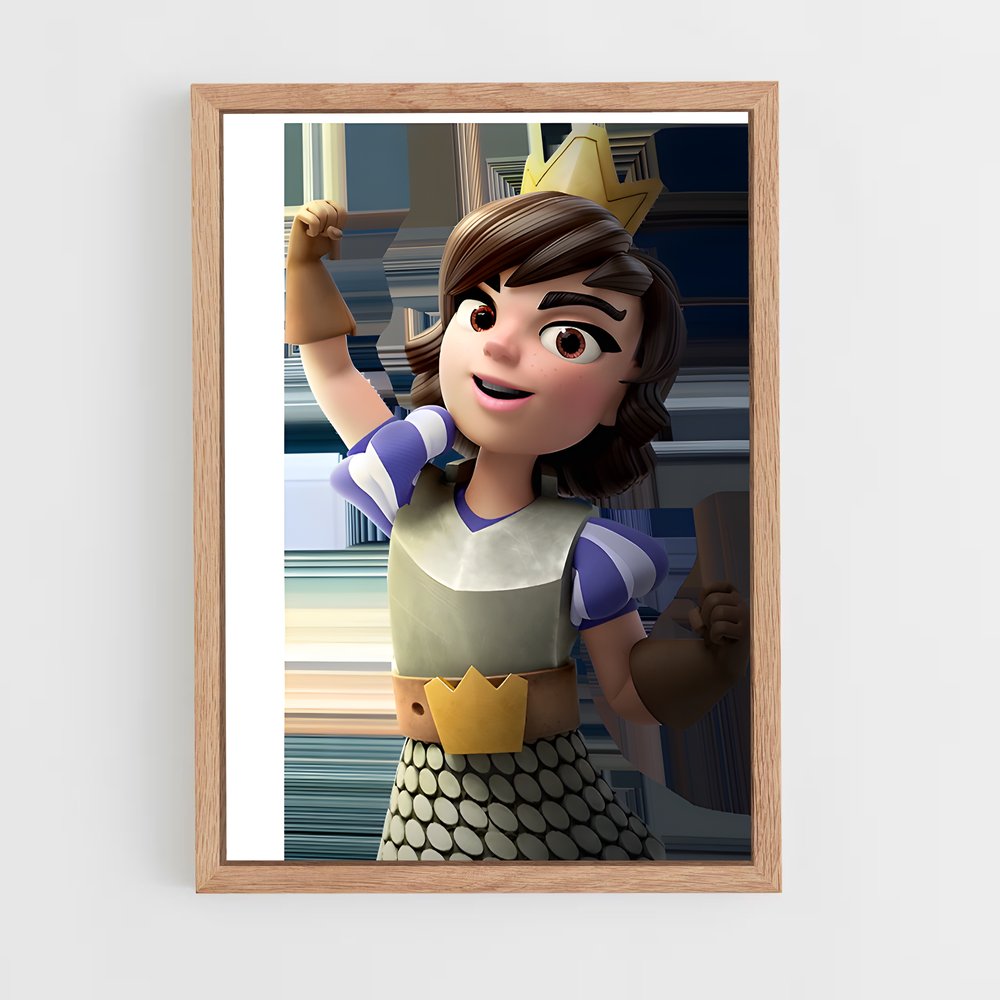 Poster Princesse Joyau – affiche Clash royale (vue 4)